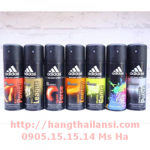 Chai xịt toàn thân nam Adidas 150ml